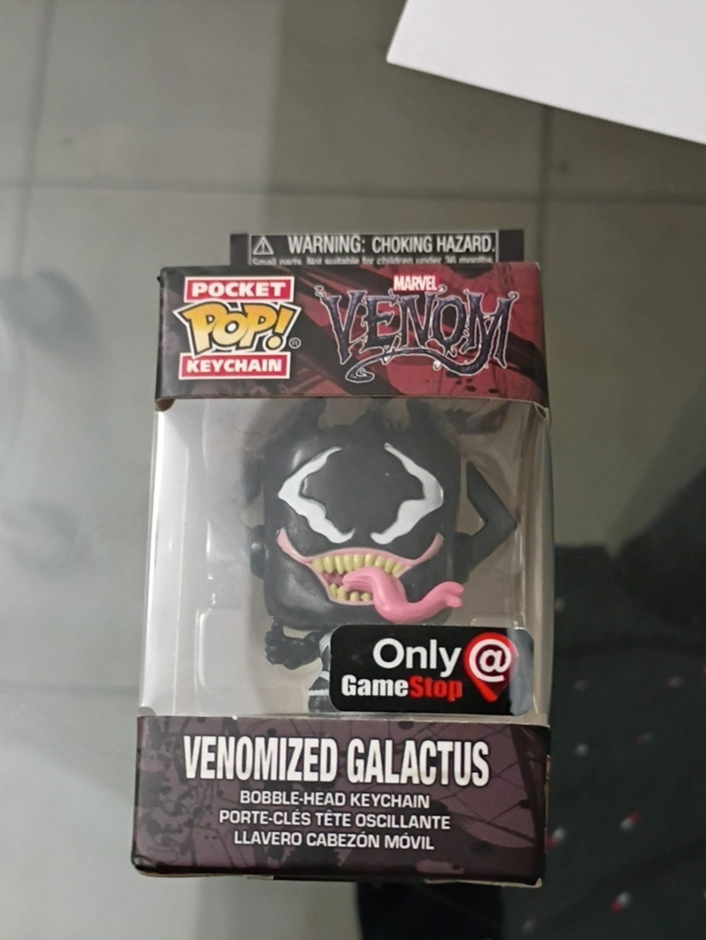 FUNKO Pocket Pop! Venomized Galactus MARVEL Venom Bubble-head Keychain NWT